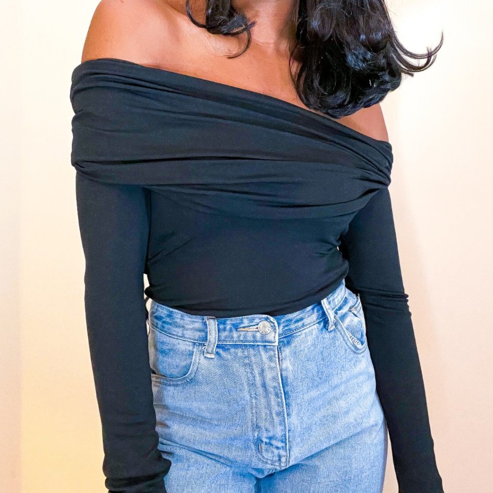 Asymmetrical Long Sleeved Top